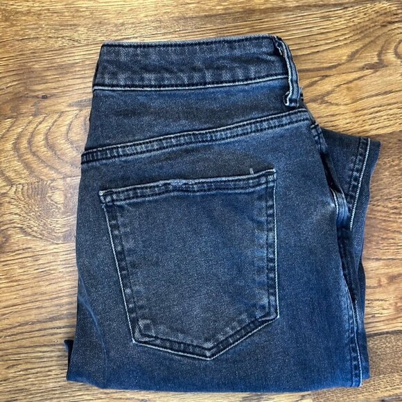 Free People High Rise, Skinny Jeans, Black Wash - Size 28 - Picture 7 of 10